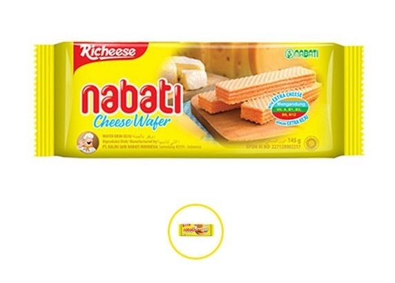 BÁNH KEM XỐP PHÔ MAI RICHEESE NABATI CHEESE WAFER GÓI 145G