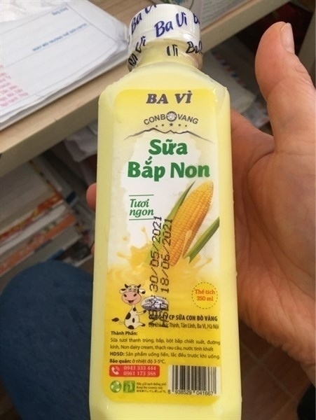 Sữa bắp non ba vì