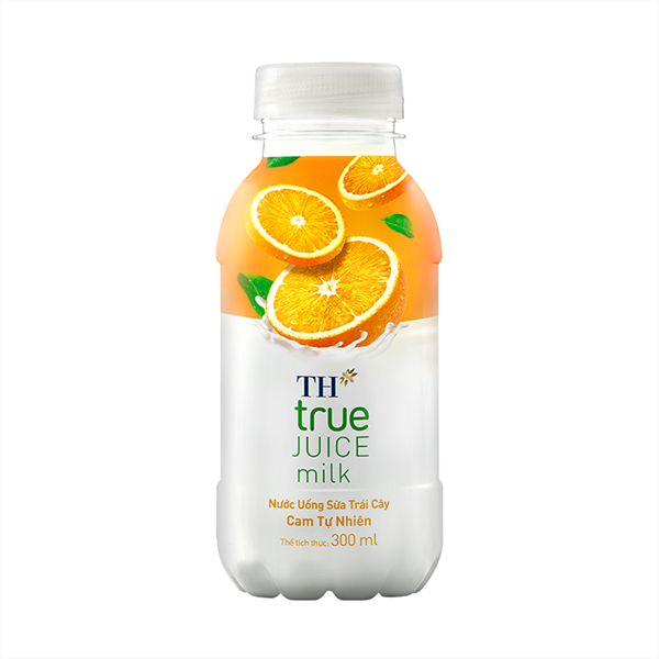 NƯỚC UỐNG SỮA TRÁI CÂY VỊ CAM TH TRUE