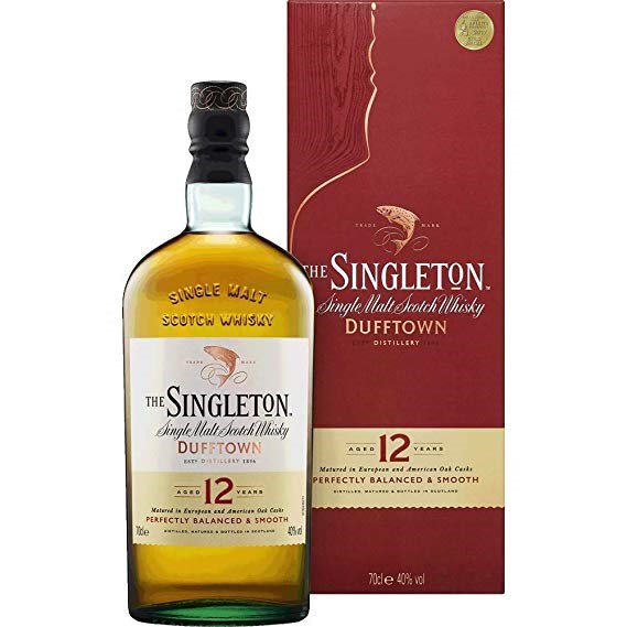 Singleton Dufftown 12 YO Whisky 6 x 70cl Bottles 40%
