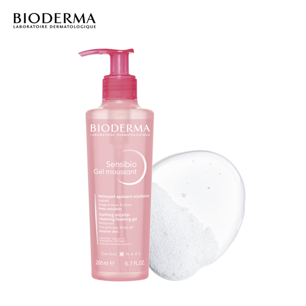 SRM Da Nhạy Cảm SENSIBIO Gel Moussant 200ml