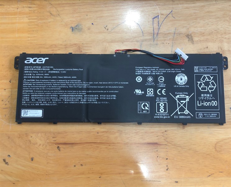 PIN AC AP18C7M AP18C7K 3545mha