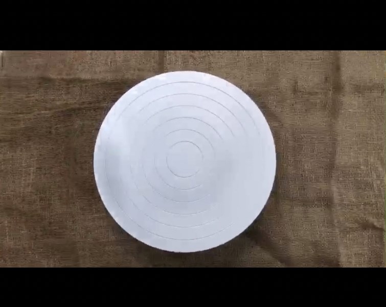 Bàn xoay tay sắt dk 20cm