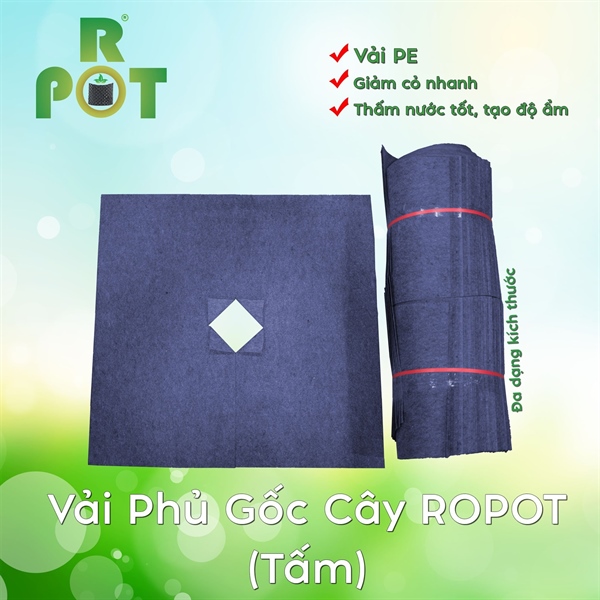 Vải phủ gốc cây Ropot 1m (tấm)