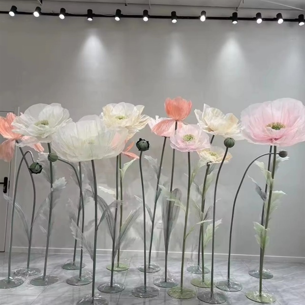 Cho Thuê Set Hoa Khổng Lồ Trang Nhã Chụp Hình, Decor Tiệc Cưới