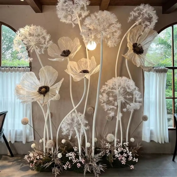 Set Hoa Cỏ May Trang Trí Quán Cafe, Nhà Hàng