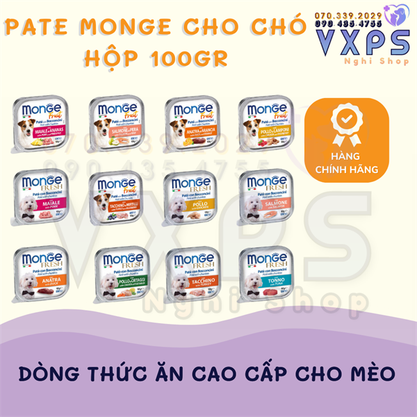 Pate Monge Chó