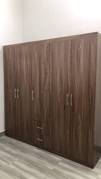 Tủ quần áo trơn 2M/5 cánh màu 6089