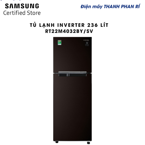 Tủ lạnh Samsung Inverter 236 lít RT22M4032BY/SV