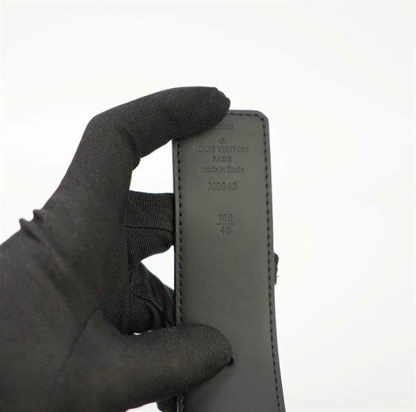 Thắt lưng LV hoa đen KG+