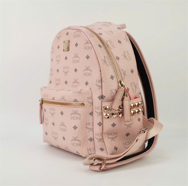 Balo MCM hồng KG+