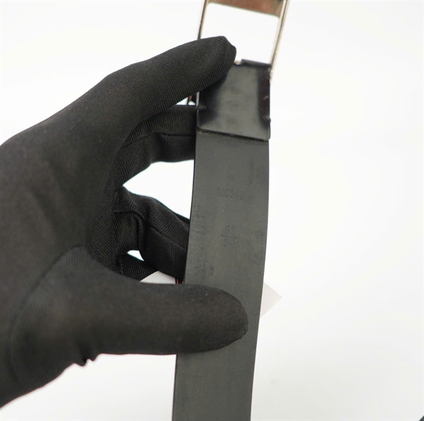 Thắt lưng LV da đen khóa bạc KG+