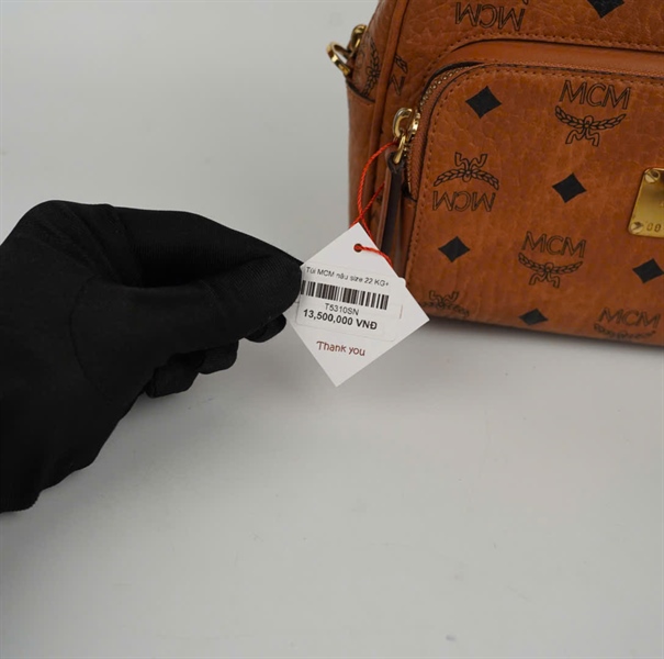 Túi MCM nâu size 22 KG+