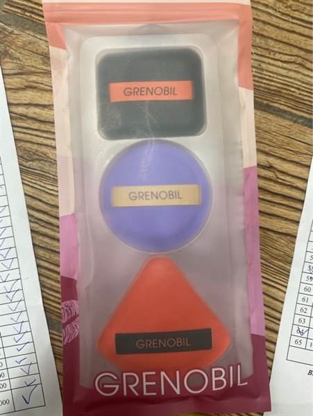 Grenobol Bông mút trang điểm 3 hình dạng H103