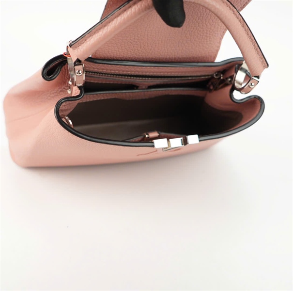 Túi LV capu hồng nude size 26 +