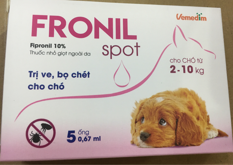 Fronil Spot trị ve, bọ chét