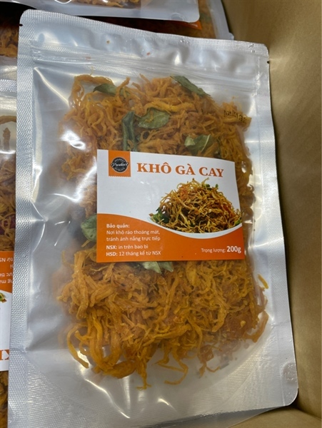 KHÔ GÀ CAY