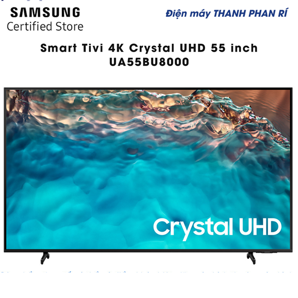 Smart Tivi Samsung 4K Crystal UHD 55 inch UA55BU8000