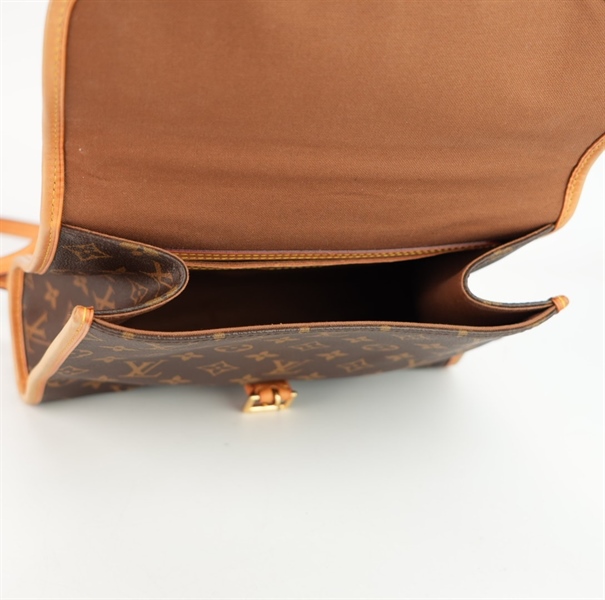 Túi LV hoa nâu nắp gập viền nâu size 28 ++