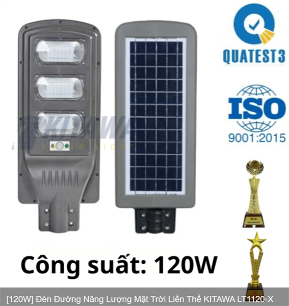 Đèn Đường NLMT Liền Thể KITAWA LT1120-X(120W)