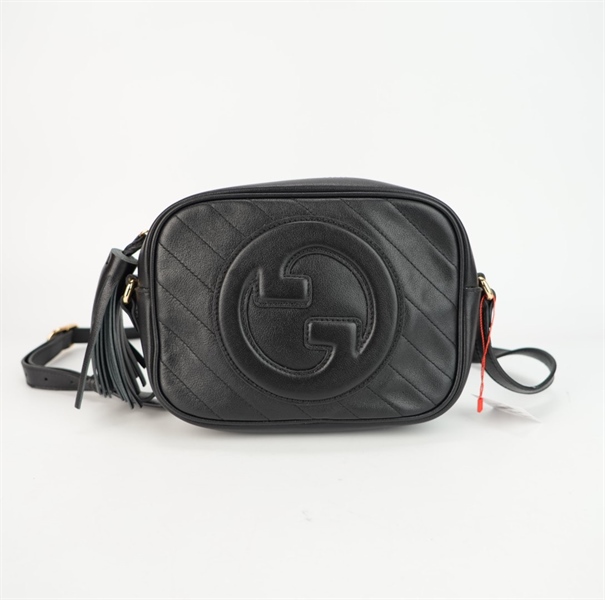 Túi GG màu đen có tua rua size 21 ++