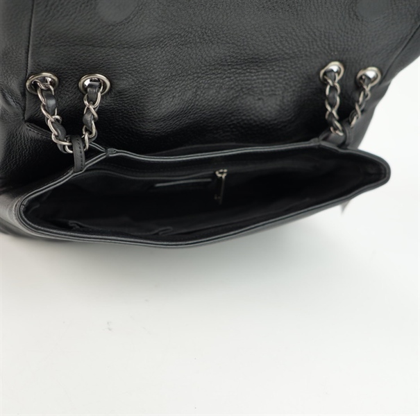 Túi Chanel nắp gâp màu đen size 30 ++