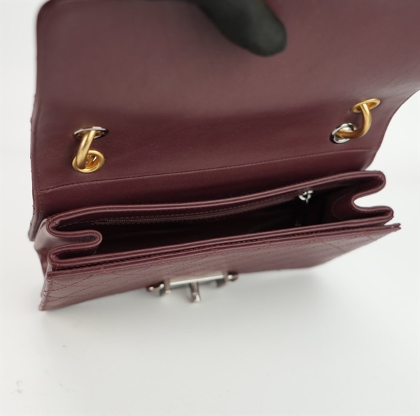 Túi Chanel nâu khóa vàng size 21 ++