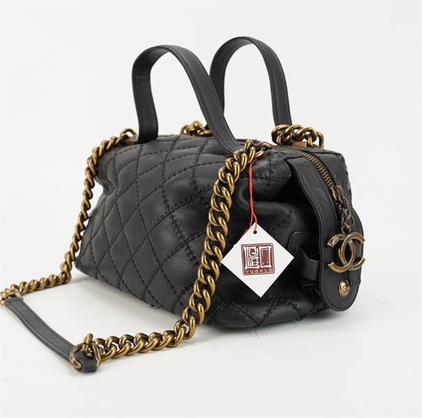 Túi Chanel đen quai xích lớn S26 KG++