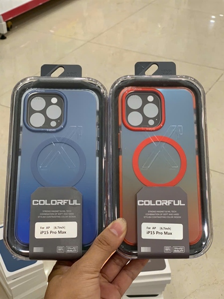 Ốp iPHONE 15 Pro 6.1 X-Level Colorfull Magsafe