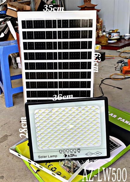 Đèn năng lượng Azpro 500W trắng sịn