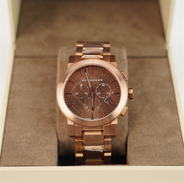 Đồng hồ BBR mặt tròn vàng KG+