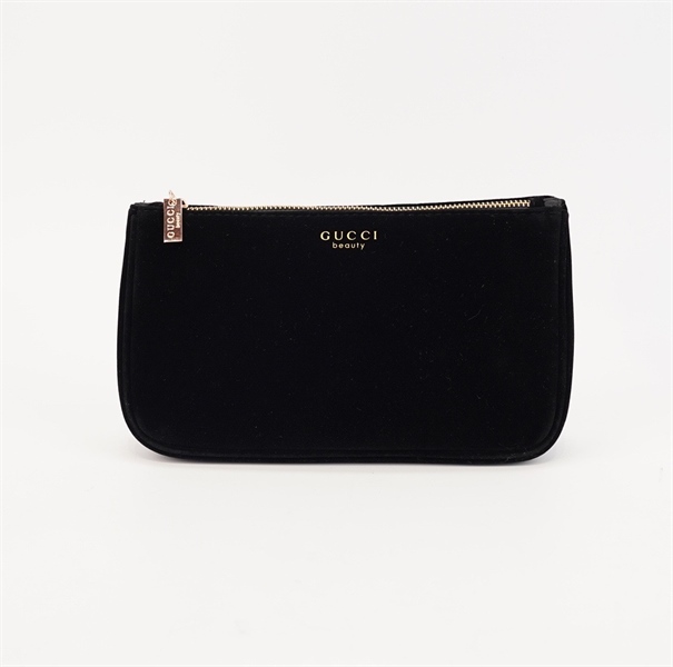 Túi GG đựng mỹ phẩm màu đen KG+
