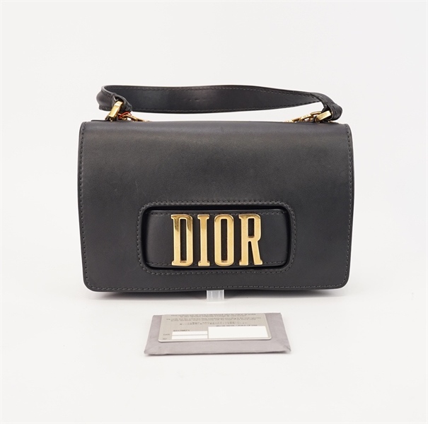 Túi Dior đen sz 25cm (BQ) KG+