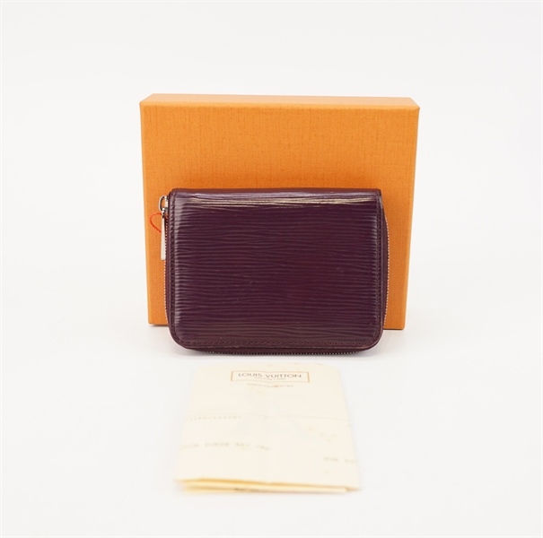 Ví LV vân nâu tím lòng tím +