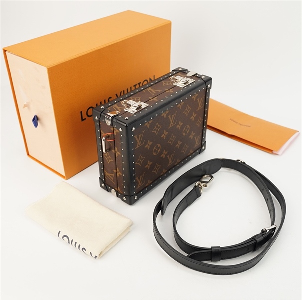 Túi LV hoa nâu cốp chữ nhật S20 +