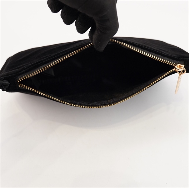 Túi GG đựng mỹ phẩm màu đen KG+