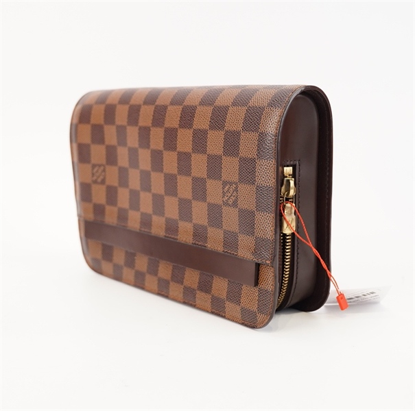 Túi LV ô vuông nâu +