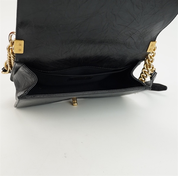 Túi Chanel đen phối viền xích (23367496) S24 +