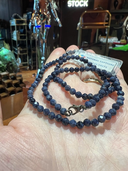 Vòng tay đá sapphire tím 54675 +