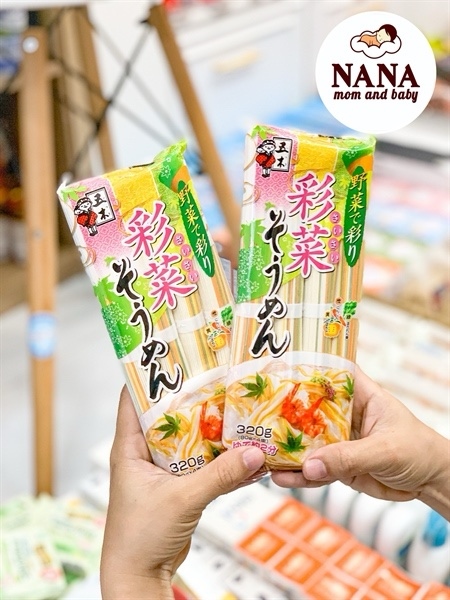 Mì Somen Ngũ Sắc Nissin Rau Củ 320G