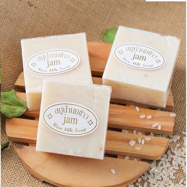 1 cái lẻ Xà Phòng Jam gạo Thái 65gr