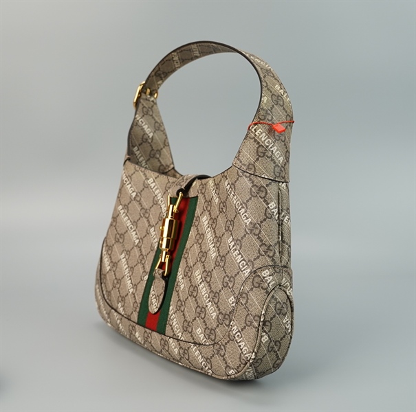 Túi GG Jackie 1961 màu xám S27 TB+