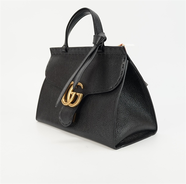 Túi GG màu đen logo vàng S30 TB+