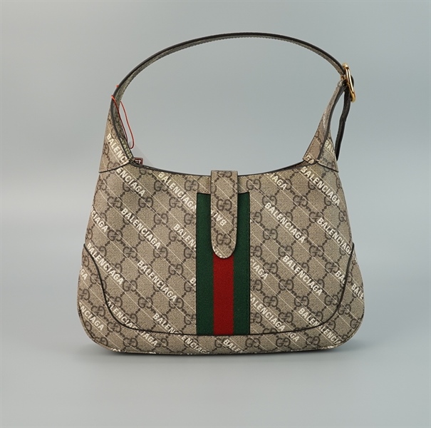 Túi GG Jackie 1961 màu xám S27 TB+