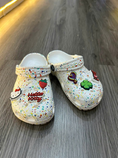 Clog trẻ em Crocs Classic Polka