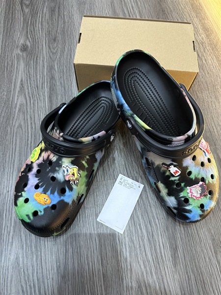 Giày Crocs Classic Bleach Dye Clog