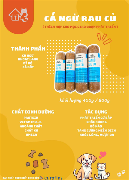 HG Raw Cá Ngừ Dinh Dưỡng 800g