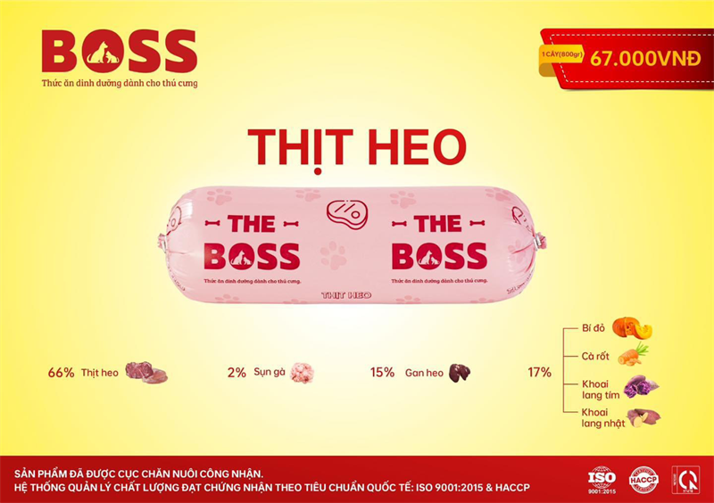 Thịt Heo The Boss 800g