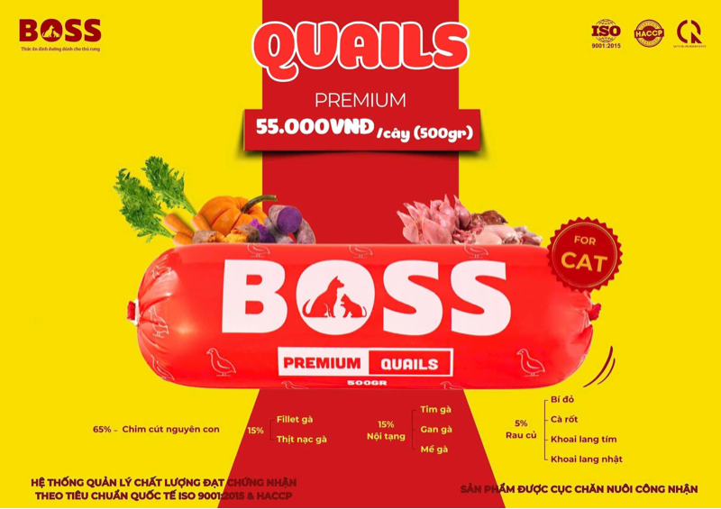 The Boss Premium Chim Cút 500g