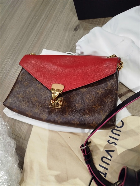 Túi LV pallad hoa nâu 28cm KG+ (CA5115)